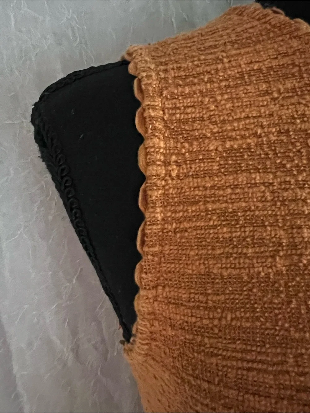 J. Crew Sleeveless Textured Tank - Orange/yellow
